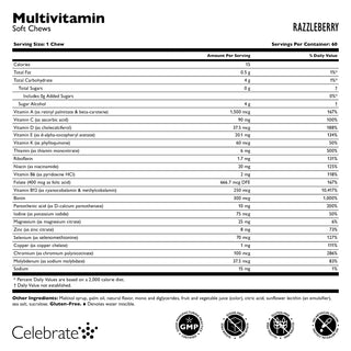 Multivitamínico bariátrico sin Hierro, Masticables blandos