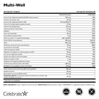 Multivitamínico Multi-Well, cápsulas