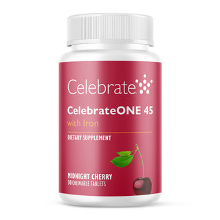 CelebrateONE 45 Multivitamínico Bariátrico de toma única diária com Ferro, Mastigável