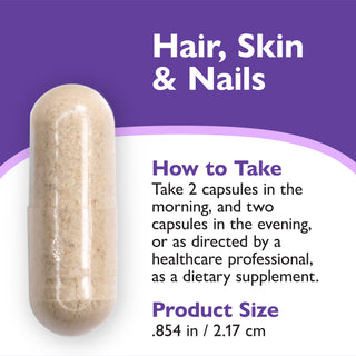 Cabelo, Pele e Unhas, Cápsulas
