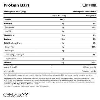 Proteína Barritas, paquete de 7