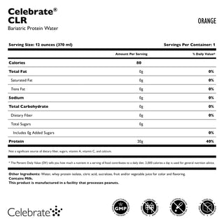 Celebrate® CLR 20g Proteína Água