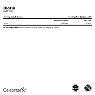 Biotina 5.000 mcg