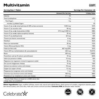 Bariatric Multivitamin sem Ferro, Mastigável