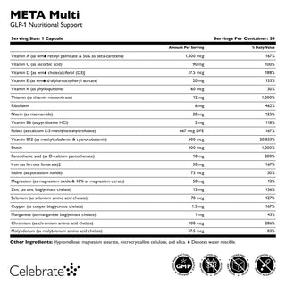 Suporte Nutricional META Multi GLP-1 
