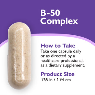 Complexo de vitamina B-50, Cápsula