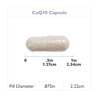 CoQ10 (Coenzima Q10), 100mg, Cápsulas