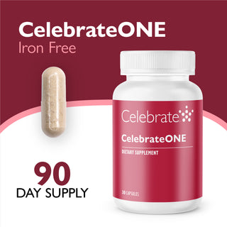 CelebrateONE Once Daily Bariatric Multivitamin sem Ferro, Cápsulas