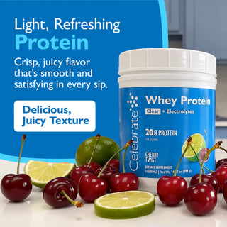 Celebrate Whey Proteína Clear + Eletrólitos 