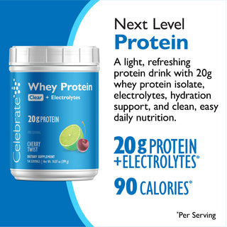 Celebrate Whey Proteína Clear + Eletrólitos 