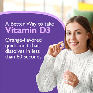Vitamina D3 125mcg (5.000 UI), Fusão rápida, Orange