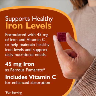 Ferro 45 mg + Vitamina C, Pastilhas moles