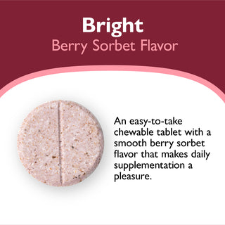 Vitamina Multi-ADEK sem Ferro, Mastigável, Berry Sorbet