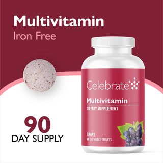 Bariatric Multivitamin sem Ferro, Mastigável