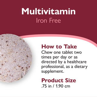 Bariatric Multivitamin sem Ferro, Mastigável