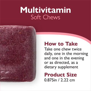 Bariatric Multivitamin sem Ferro, Mastigação suave