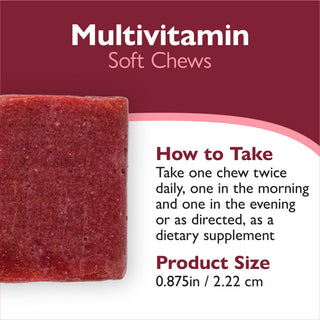 Bariatric Multivitamin sem Ferro, Mastigação suave