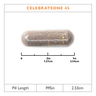 CelebrateONE 45 Multivitamínico bariátrico una vez al día con Hierro, Cápsulas