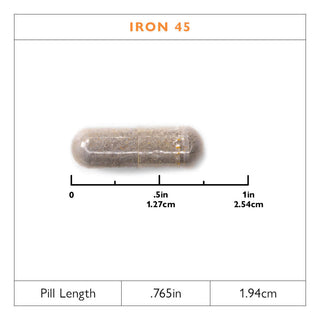 Hierro 45 mg + Cápsulas de Vitamina C 