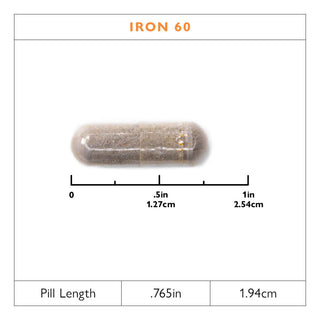 Ferro 60 mg + Vitamina C, Cápsulas