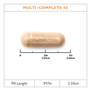 Multi-Complete 45 Multivitamínico Bariátrico con Hierro Cápsulas 