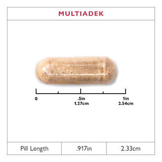 Multi-ADEK Vitamina sin Hierro, Cápsulas